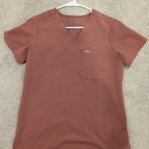 Women's Figs Scrubs Set Mauve Xs Regular